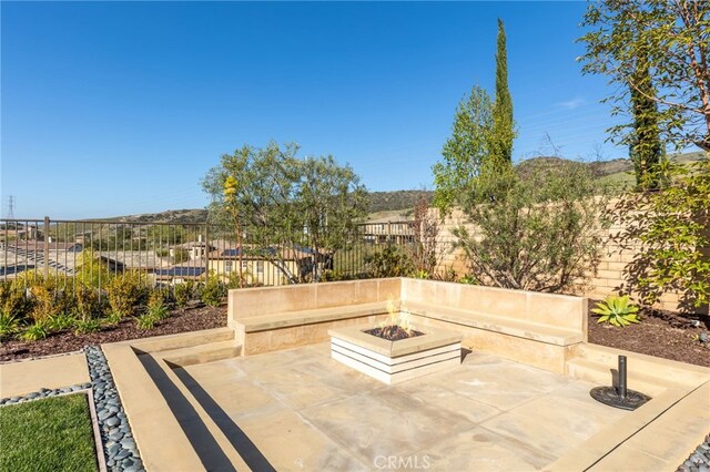 29311 Paseo Palmar, San Juan Capistrano, CA 92675 - view of patio / terrace with a fire pit