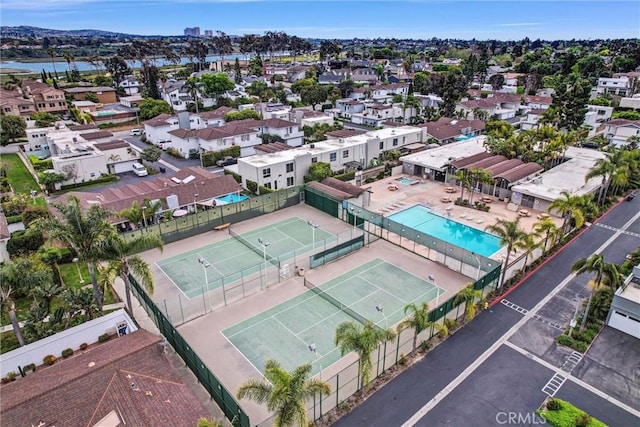 334 Tours Ln, Costa Mesa, CA 92627 - drone / aerial view of a pool area