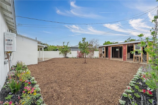 8519 Wakefield Ave, Panorama City, CA 91402 - view of yard with a fenced backyard and a patio
