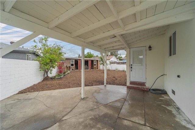 8519 Wakefield Ave, Panorama City, CA 91402 - view of patio with fence