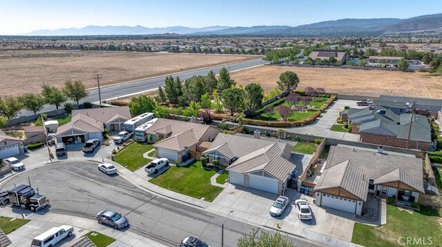 6030 Treehaven Ct, Lancaster, CA 93536 - aerial perspective of suburban area with mountains