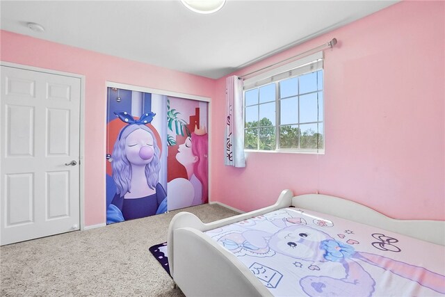 13608 Sagemont Ct, Eastvale, CA 92880 - carpeted bedroom with baseboards and a closet