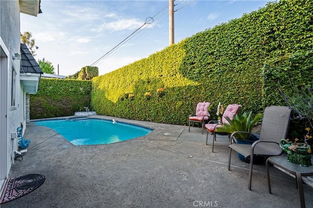 3010 Stoner Ave, Los Angeles, CA 90066 - view of pool featuring a fenced backyard, a patio, and a fenced in pool
