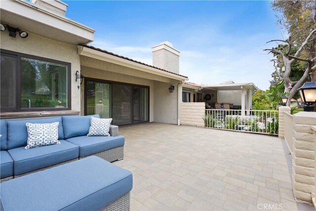 1061 Pebble Beach Dr, Upland, CA 91784 - view of patio / terrace featuring an outdoor hangout area