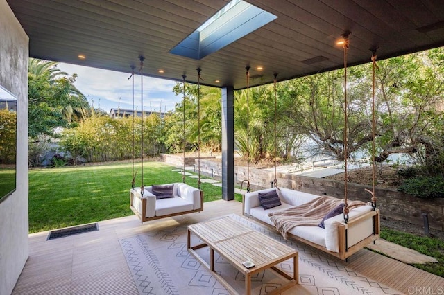 132628 Rainbow Ridge Ln, Encinitas, CA 92024 - view of patio featuring outdoor lounge area