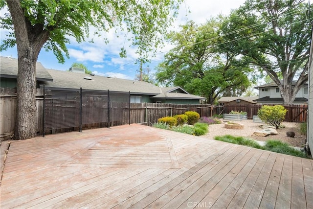 415 7th, Paso Robles, CA 93446 - wooden deck with a fenced backyard