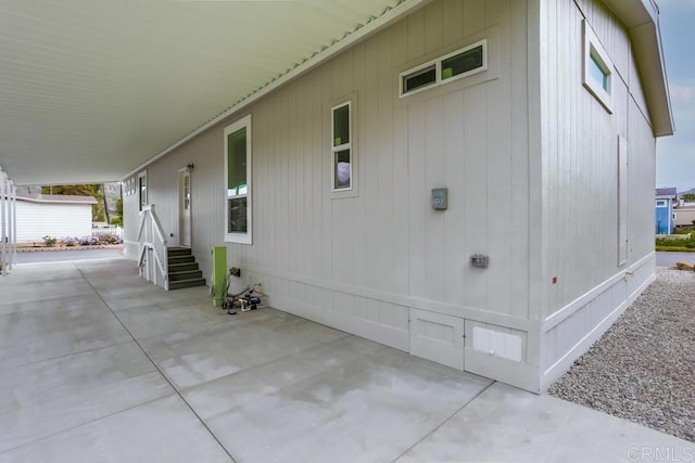 view of property exterior