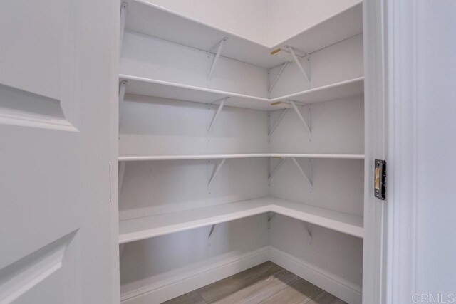 view of pantry