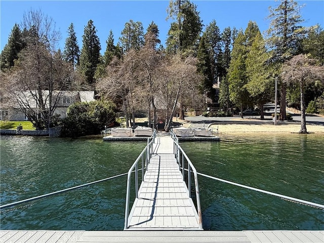 693 Old Meadow Pl, Lake Arrowhead, CA 92352 - dock area with a water view