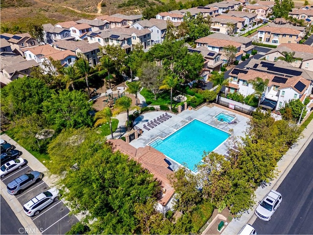 35806 Springvale Ln Unit 2, Murrieta, CA 92562 - aerial perspective of suburban area featuring a pool area