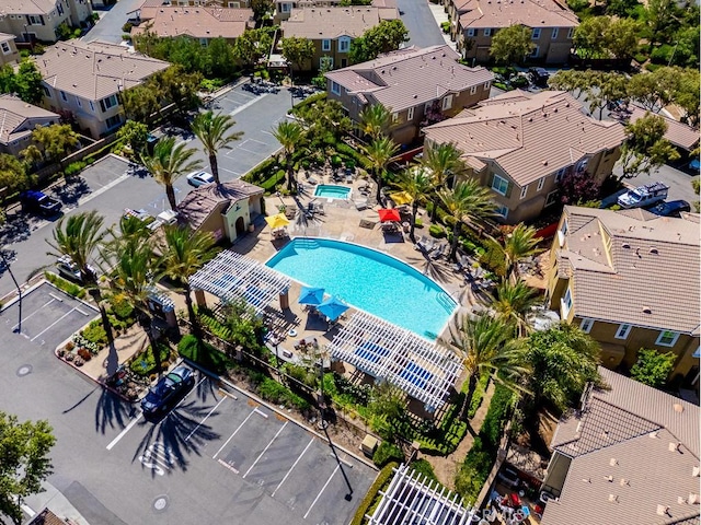 35806 Springvale Ln Unit 2, Murrieta, CA 92562 - aerial perspective of suburban area with a pool