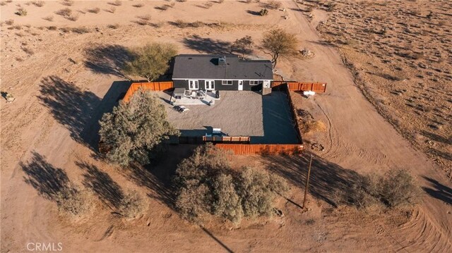 bird's eye view featuring a rural view