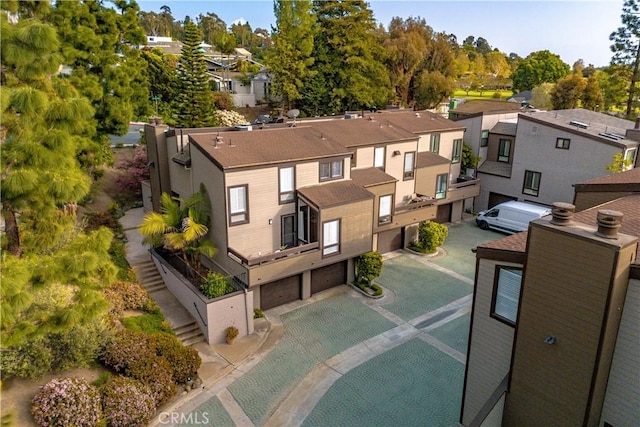 bird's eye view featuring a residential view