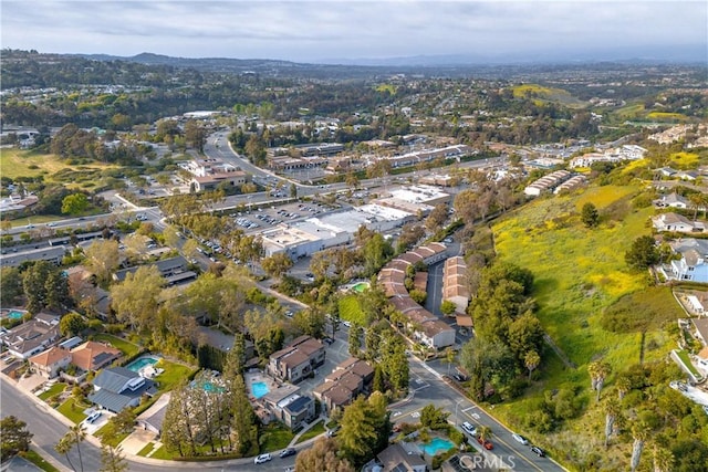 drone / aerial view featuring a residential view