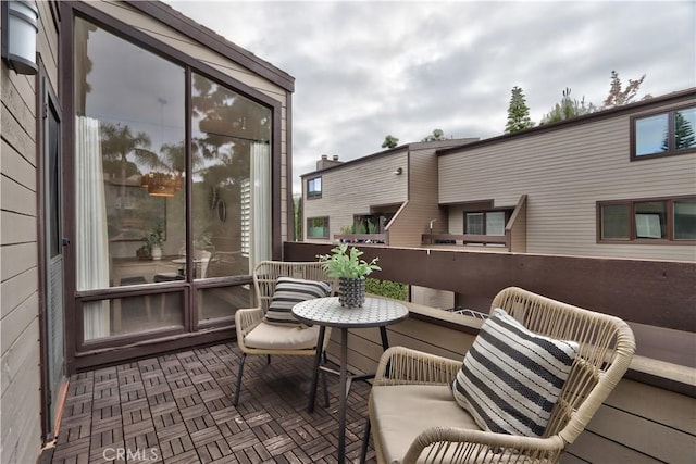 exterior space with a balcony
