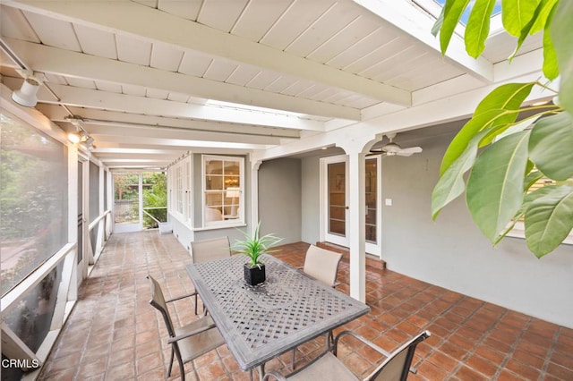 view of patio / terrace with outdoor dining space