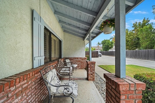 4423 N Sunflower Ave, Covina, CA 91724 - view of patio with a fenced backyard