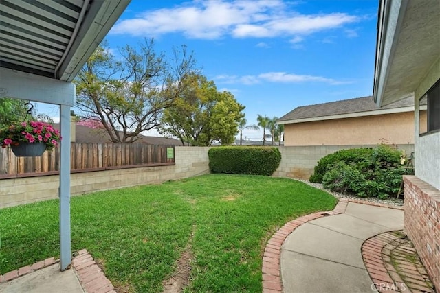 4423 N Sunflower Ave, Covina, CA 91724 - view of yard featuring a fenced backyard and a patio area