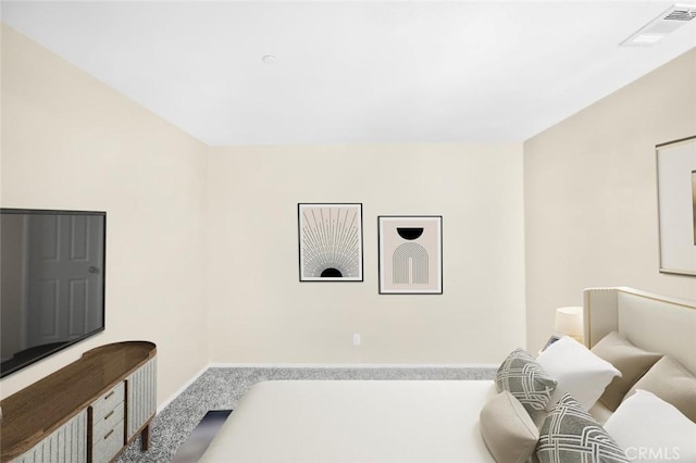 interior space featuring visible vents and baseboards