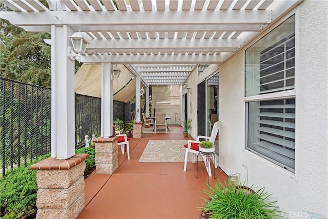 40310 Via Tonada, Murrieta, CA 92562 - view of patio with fence and a pergola