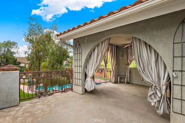 29827 Via Sevilla, Temecula, CA 92591 - view of patio / terrace with a fenced in pool