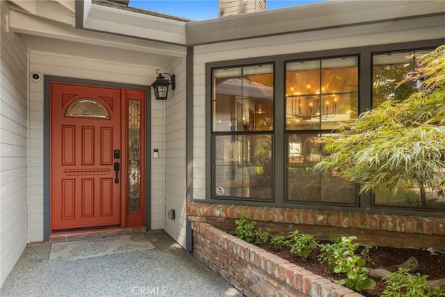 650 Crimson Ct, Chico, CA 95973 - entrance to property featuring a chimney