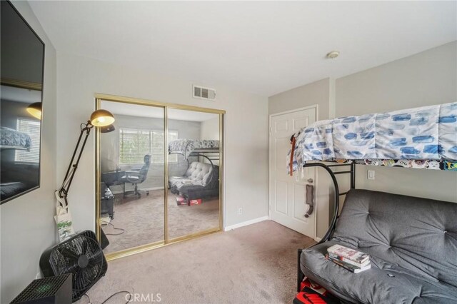 21021 Gault St Unit 9, Canoga Park, CA 91303 - bedroom featuring carpet floors, a closet, and baseboards