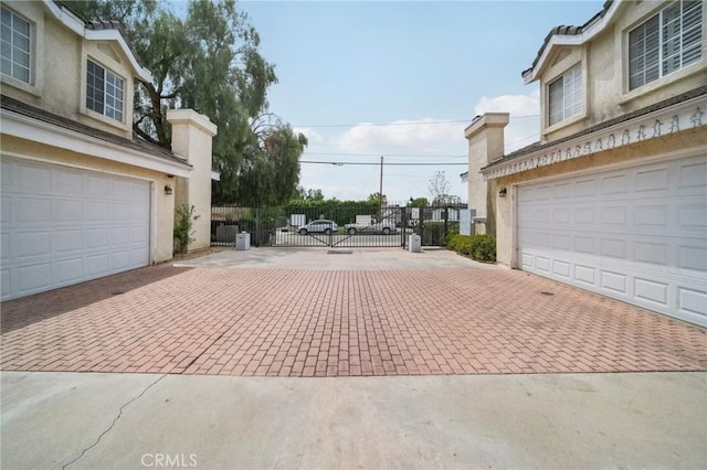 exterior space featuring a gate