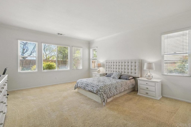 1450 Oakpoint Ave, Chula Vista, CA 91913 - bedroom featuring crown molding and light carpet