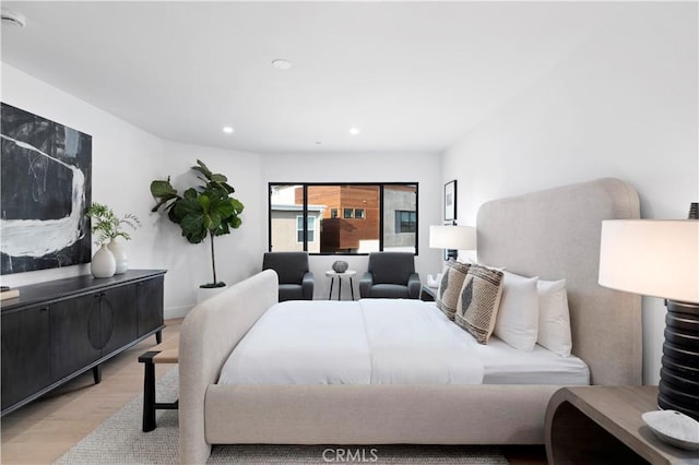 4017 Channel Pl, Newport Beach, CA 92663 - bedroom featuring wood finished floors and recessed lighting