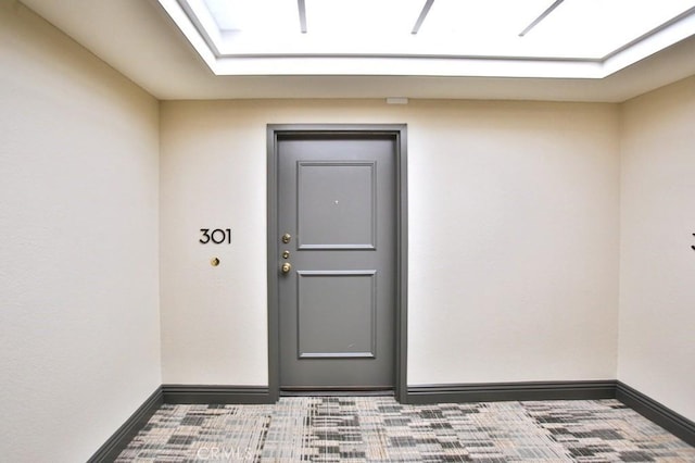view of property entrance