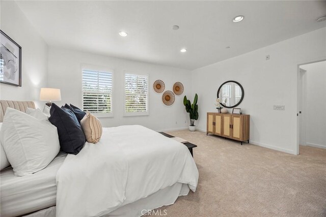 130 Borrego, Irvine, CA 92618 - bedroom featuring light colored carpet and recessed lighting
