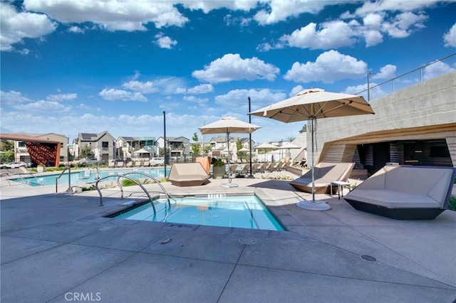 102 Pattern, Irvine, CA 92618 - community pool with a residential view and a patio area