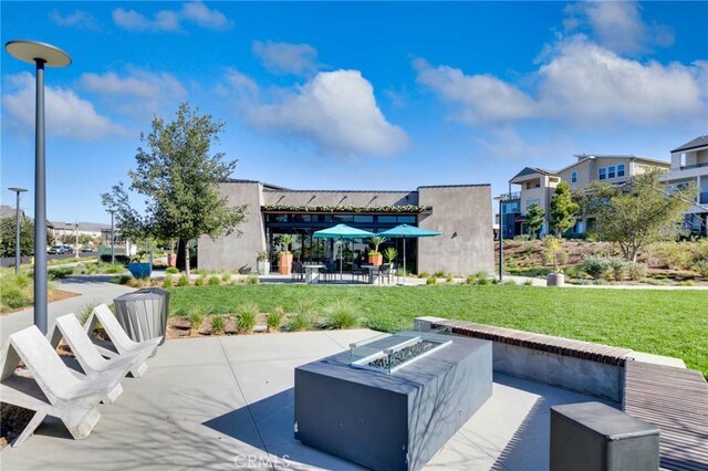 102 Pattern, Irvine, CA 92618 - view of patio / terrace featuring a fire pit