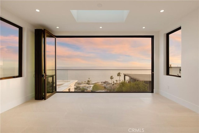 property view of water