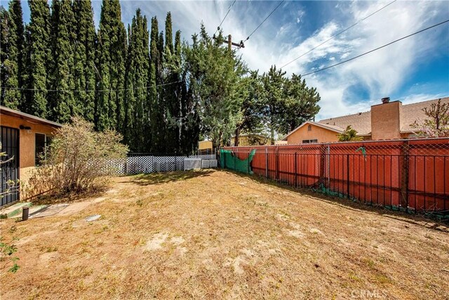 14306 Boxtree St, Lake Hughes, CA 93532 - view of yard featuring a fenced backyard