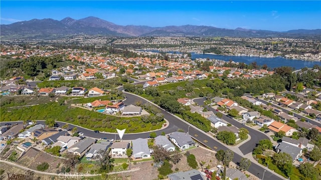 22911 Via Santiago, Mission Viejo, CA 92691 - aerial view with a water and mountain view and a residential view