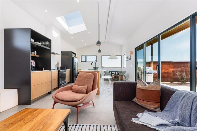3170 Wesley Rd, Joshua Tree, CA 92252 - living area with a skylight