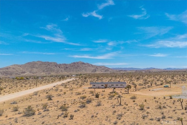 3170 Wesley Rd, Joshua Tree, CA 92252 - view of mountain background featuring a desert landscape and rural landscape