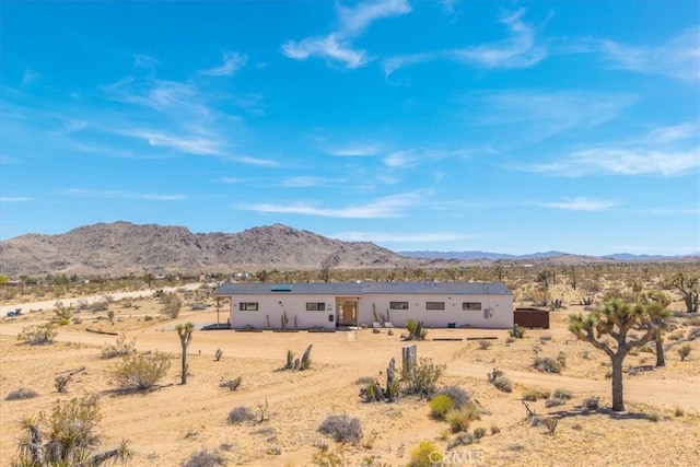 3170 Wesley Rd, Joshua Tree, CA 92252 - view of mountain background featuring a desert landscape and rural landscape
