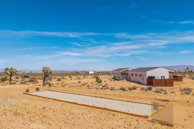 3170 Wesley Rd, Joshua Tree, CA 92252 - view of yard featuring a mountain view, a desert view, and a view of countryside