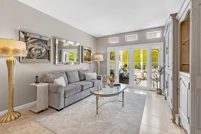 9 Gema, San Clemente, CA 92672 - living area featuring light tile patterned flooring and baseboards