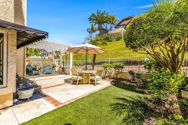 9 Gema, San Clemente, CA 92672 - view of yard with a pergola and a patio