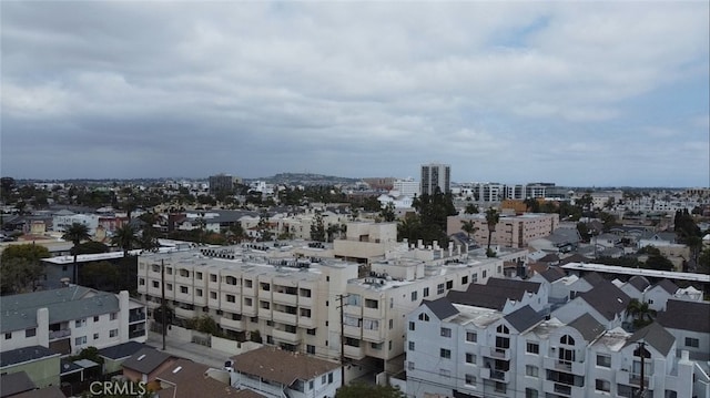 birds eye view of property featuring a view of city