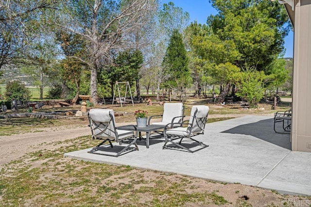 2815 Miller Valley Rd, Pine Valley, CA 91962 - view of patio / terrace featuring view of scattered trees