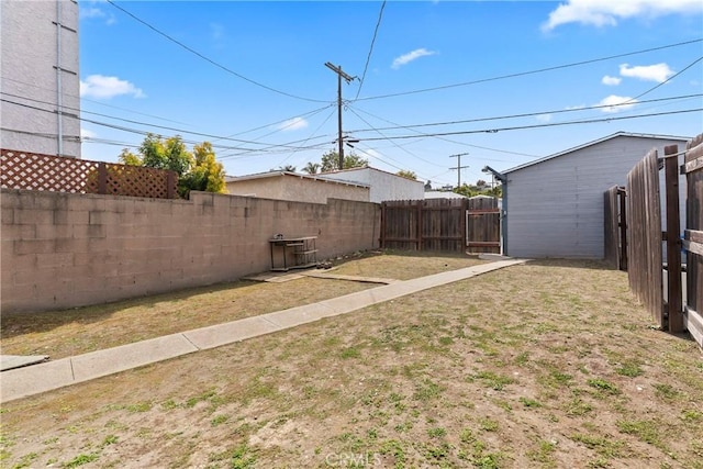 1515 S Walker Ave, San Pedro, CA 90731 - view of yard featuring a fenced backyard