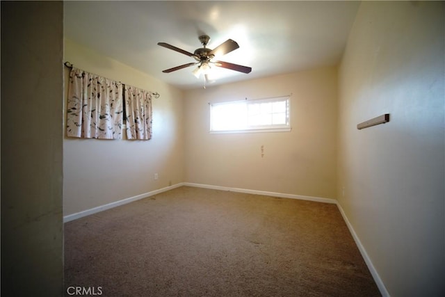 73203 Sun Valley Dr Unit 29, Palms, CA 92277 - empty room with ceiling fan and carpet floors