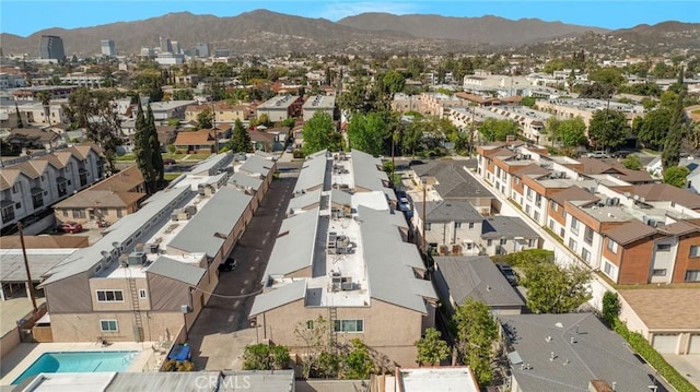 630 E Acacia Ave Unit 6, Glendale, CA 91205 - aerial view featuring a residential view and a mountain view