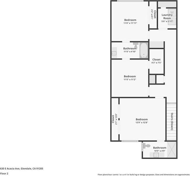 630 E Acacia Ave Unit 6, Glendale, CA 91205 - floor plan