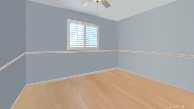 11 Northwind Ct Unit 41, Newport Beach, CA 92663 - empty room featuring wood finished floors and a ceiling fan